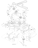 Page F Diagram and Parts List for 1848XPT YTH  96043000701 -2006-03 Husqvarna Lawn Tractor