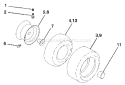 Page J Diagram and Parts List for 1848XP YTH  96013000300 -2005-10 Husqvarna Lawn Tractor
