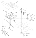 Page H Diagram and Parts List for 1848XP YTH  96013000301 -2005-03 Husqvarna Lawn Tractor