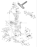 Page F Diagram and Parts List for 18542 YTH  96013000200 -2004-11 Husqvarna Lawn Tractor