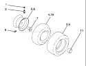 Page J Diagram and Parts List for 18542 YTH  96013000202 -2008-02 Husqvarna Lawn Tractor