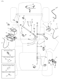 Page D Diagram and Parts List for 18542 YTH  96013000202 -2008-02 Husqvarna Lawn Tractor