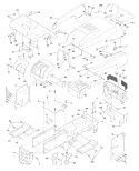 Page A Diagram and Parts List for 190 YTH  954001972A -1995-03 Husqvarna Lawn Tractor