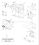 Page E Diagram and Parts List for 190 YTH  954001972A -1995-03 Husqvarna Lawn Tractor