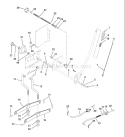 Page H Diagram and Parts List for 190 YTH  954001972A -1995-03 Husqvarna Lawn Tractor
