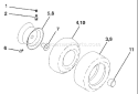 Page J Diagram and Parts List for 2042 YTH  96013000600 -2005-10 Husqvarna Lawn Tractor