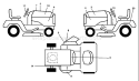 Page B Diagram and Parts List for 2042 YTH  96013000600 -2005-10 Husqvarna Lawn Tractor