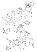 Page A Diagram and Parts List for 2042 YTH  96013000601 -2005-10 Husqvarna Lawn Tractor