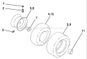 Page J Diagram and Parts List for 2042 YTH  96013000601 -2005-10 Husqvarna Lawn Tractor