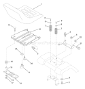 Page D Diagram and Parts List for 2042 YTH  96013000601 -2005-10 Husqvarna Lawn Tractor