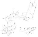 Page H Diagram and Parts List for 2042 YTH  96013000601 -2005-10 Husqvarna Lawn Tractor