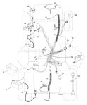 Page D Diagram and Parts List for 2042 YTH  96043003200 -2007-02 Husqvarna Lawn Tractor