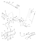 Page G Diagram and Parts List for 2046B YTH  954567079 -2001-01 Husqvarna Lawn Tractor