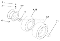 Page J Diagram and Parts List for 2048A YTH  954567086 -2001-02 Husqvarna Lawn Tractor
