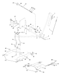 Page G Diagram and Parts List for 2048A YTH  954567086 -2001-02 Husqvarna Lawn Tractor