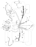 Page D Diagram and Parts List for 20B42T YTH  96043002001 -2006-01 Husqvarna Lawn Tractor