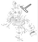 Page F Diagram and Parts List for 20B42T YTH  96043002001 -2006-01 Husqvarna Lawn Tractor