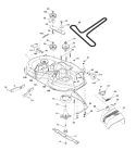 Page F Diagram and Parts List for 20B42T YTH  96043002002 -2006-03 Husqvarna Lawn Tractor