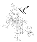 Page F Diagram and Parts List for 20B42T YTH  96043002003 -2006-08 Husqvarna Lawn Tractor
