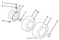 Page J Diagram and Parts List for 20F42T YTH  96043000500 -2006-05 Husqvarna Lawn Tractor