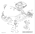 Page E Diagram and Parts List for 20F42T YTH  96043000500 -2006-05 Husqvarna Lawn Tractor