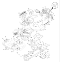 Page A Diagram and Parts List for 20K46 YTH  96045000400 -2006-11 Husqvarna Lawn Tractor