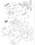Page A Diagram and Parts List for 20K46 YTH  96045000403 -2007-10 Husqvarna Lawn Tractor