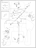 Page D Diagram and Parts List for 20K46 YTH  96045000404 -2007-10 Husqvarna Lawn Tractor
