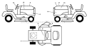 Page B Diagram and Parts List for 2146XP YTH  96043002900 -2006-12 Husqvarna Lawn Tractor