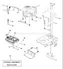 Page E Diagram and Parts List for 2148 YTH  LO21H48A -954572035 -2003-12 Husqvarna Lawn Tractor