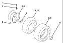 Page J Diagram and Parts List for 2148 YTH  LO21H48E -954572035 -2005-05 Husqvarna Lawn Tractor