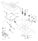 Page H Diagram and Parts List for 2148 YTH  LO21H48E -954572035 -2005-05 Husqvarna Lawn Tractor