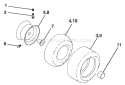 Page J Diagram and Parts List for 2148 YTH  LO21H48H -954572035 -2004-04 Husqvarna Lawn Tractor