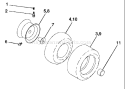 Page J Diagram and Parts List for 2148A YTH  954571960 -2003-11 Husqvarna Lawn Tractor