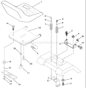 Page H Diagram and Parts List for 2148A YTH  954571960 -2003-11 Husqvarna Lawn Tractor