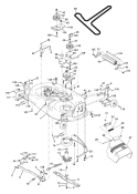 Page F Diagram and Parts List for 2242B YTH  954570383 -2003-01 Husqvarna Lawn Tractor