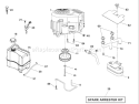 Page E Diagram and Parts List for 2242T YTH  96043002100 -2006-01 Husqvarna Lawn Tractor