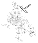 Page F Diagram and Parts List for 2242T YTH  96043002100 -2006-01 Husqvarna Lawn Tractor