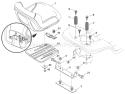 Page H Diagram and Parts List for 2242T YTH  96043002102 -2008-01 Husqvarna Lawn Tractor