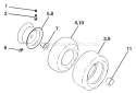 Page J Diagram and Parts List for 2248A YTH  954571977 -2004-06 Husqvarna Lawn Tractor