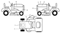 Page B Diagram and Parts List for 2348 YTH  96043003500 -2006-11 Husqvarna Lawn Tractor