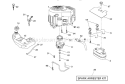 Page E Diagram and Parts List for 2348 YTH  96043003501 -2008-01 Husqvarna Lawn Tractor