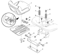 Page H Diagram and Parts List for 2348 YTH  96043003501 -2008-01 Husqvarna Lawn Tractor