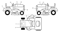 Page B Diagram and Parts List for 2348 YTH  96045000501 -2008-02 Husqvarna Lawn Tractor
