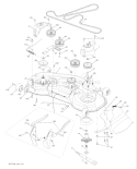Page F Diagram and Parts List for 2348 YTH  96045000502 -2008-04 Husqvarna Lawn Tractor
