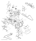Page F Diagram and Parts List for 2448 YTH  96013000700 -2005-09 Husqvarna Lawn Tractor