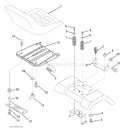 Page H Diagram and Parts List for 2448 YTH  96013000700 -2005-09 Husqvarna Lawn Tractor