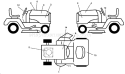 Page B Diagram and Parts List for 2448 YTH  96015000100 -2005-03 Husqvarna Lawn Tractor