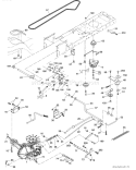Page C Diagram and Parts List for 2448 YTH  96015000100 -2005-03 Husqvarna Lawn Tractor