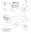 Page E Diagram and Parts List for 2448 YTH  96015000100 -2005-03 Husqvarna Lawn Tractor